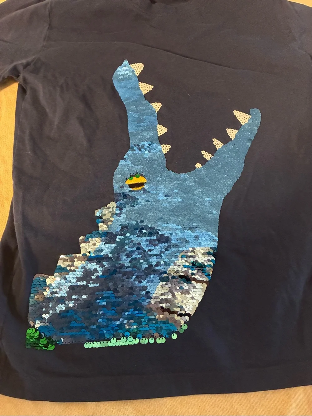 H&M Boy’s 8-10 Sequin Crocodile T-shirt